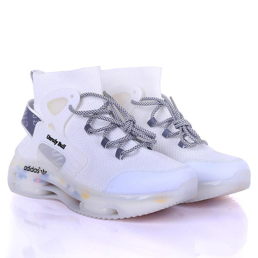 AD Unruly Bull Fashionable Trendy Sneakers- White - Obeezi.com
