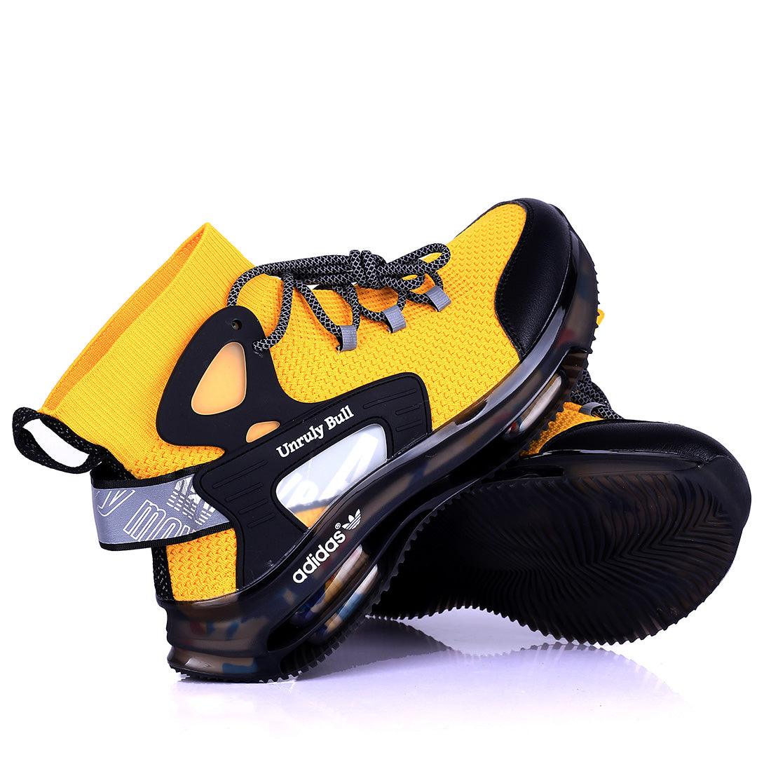 AD Unruly Bull Fashionable Trendy Sneakers- Yellow - Obeezi.com