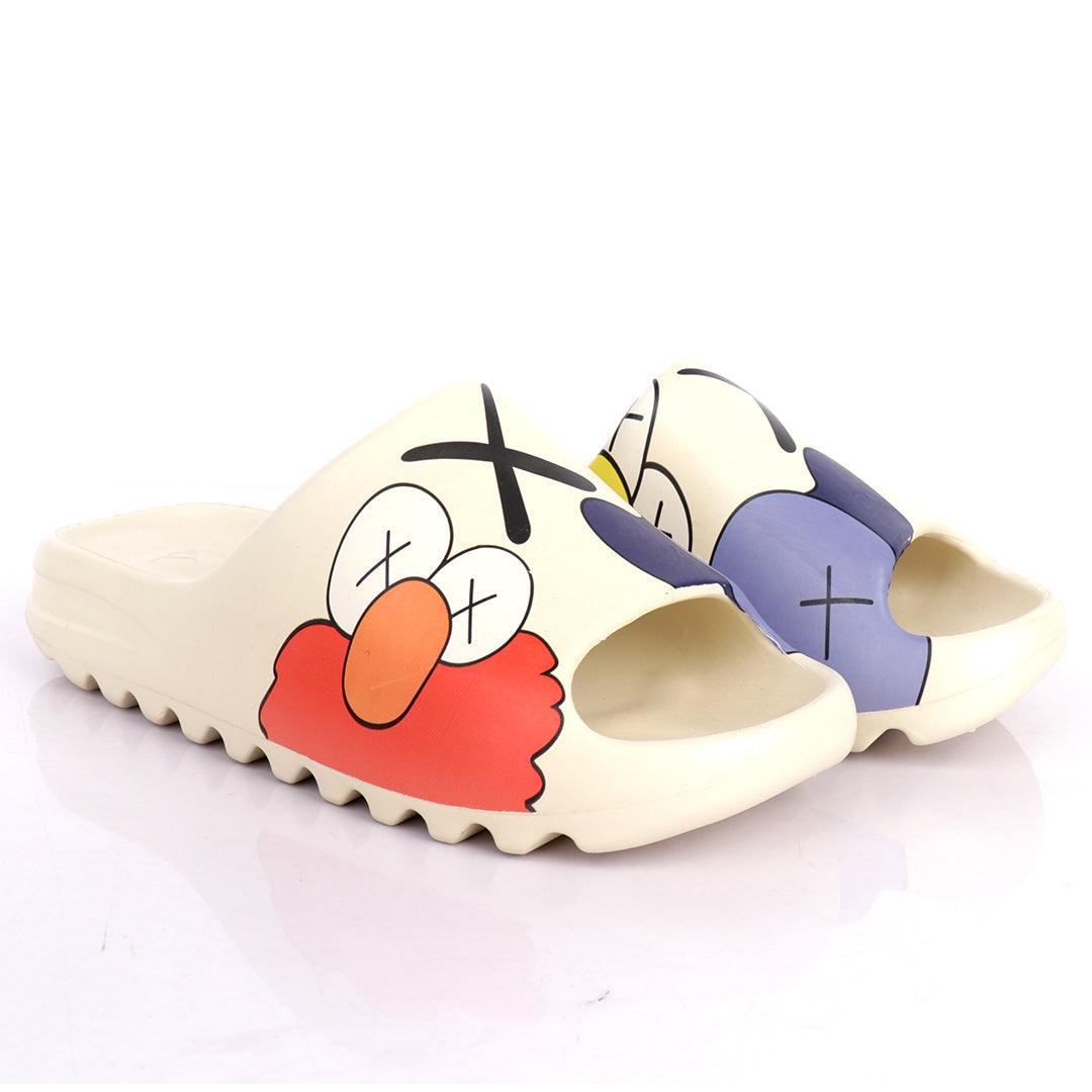 AD X Kaws Rubber Light Weight Slides - Obeezi.com