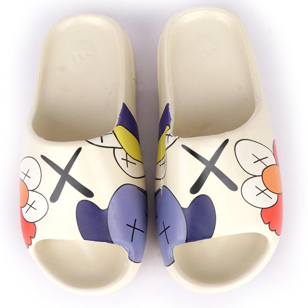 AD X Kaws Rubber Light Weight Slides - Obeezi.com