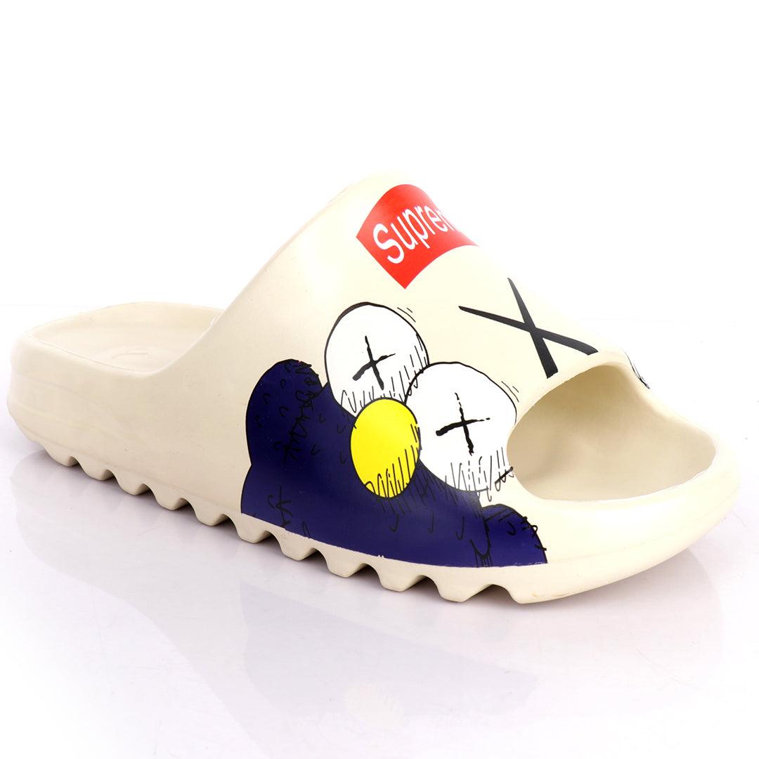 AD X Kaws Rubber Light Weight Slides - Obeezi.com