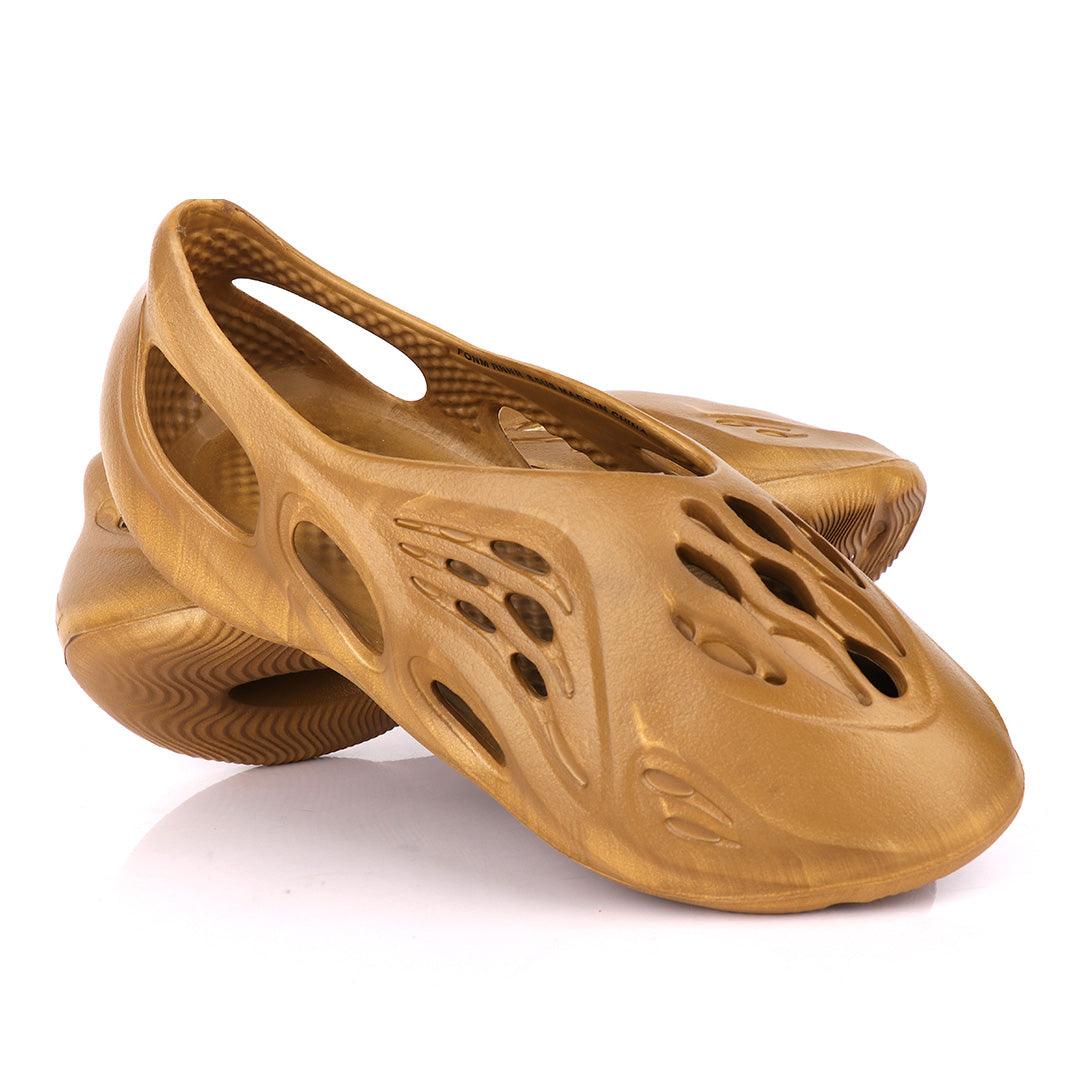 AD Yeezy Foam Runner Brown Sneakers - Obeezi