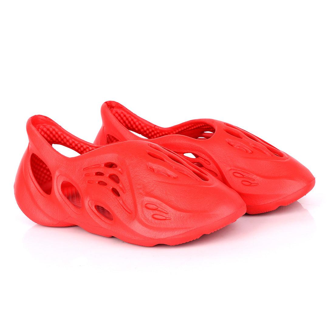 AD Yeezy Foam Runner Red Sneakers - Obeezi