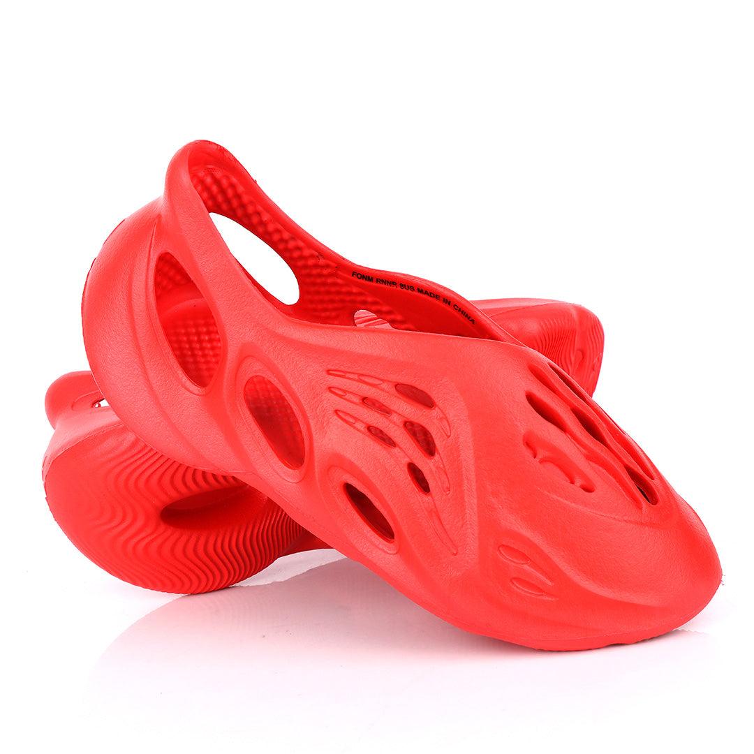 AD Yeezy Foam Runner Red Sneakers - Obeezi