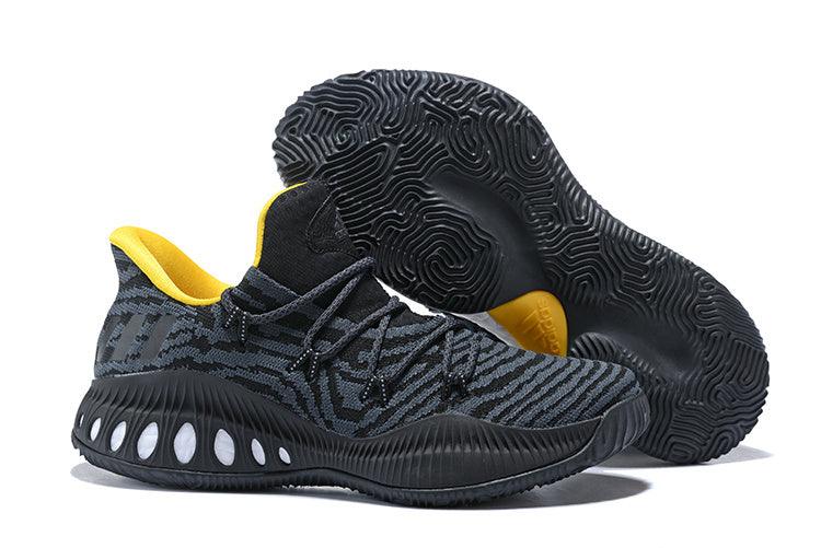 Adidas 2017 Crazy Explosive Low Primeknit Black Yellow - Obeezi