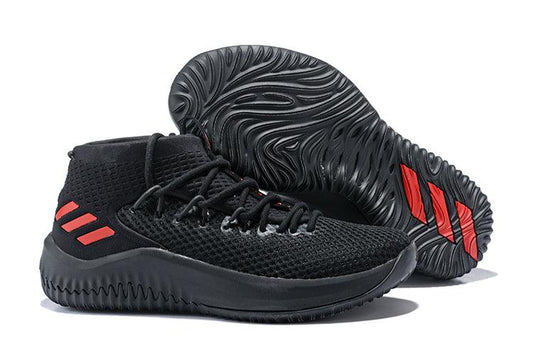 Adidas 2018 Dame 4 Basketball sneaker- Black/Red - Obeezi