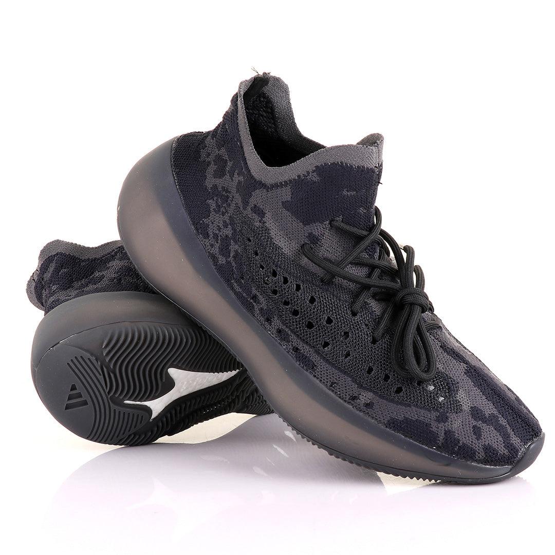 Adidas 350 Yeezy Boost Black Shade Sneakers - Obeezi