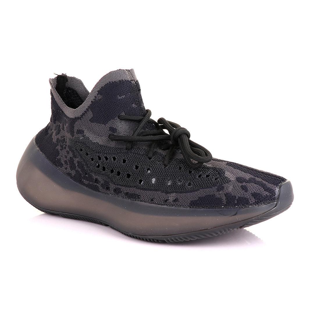 Adidas 350 Yeezy Boost Black Shade Sneakers - Obeezi