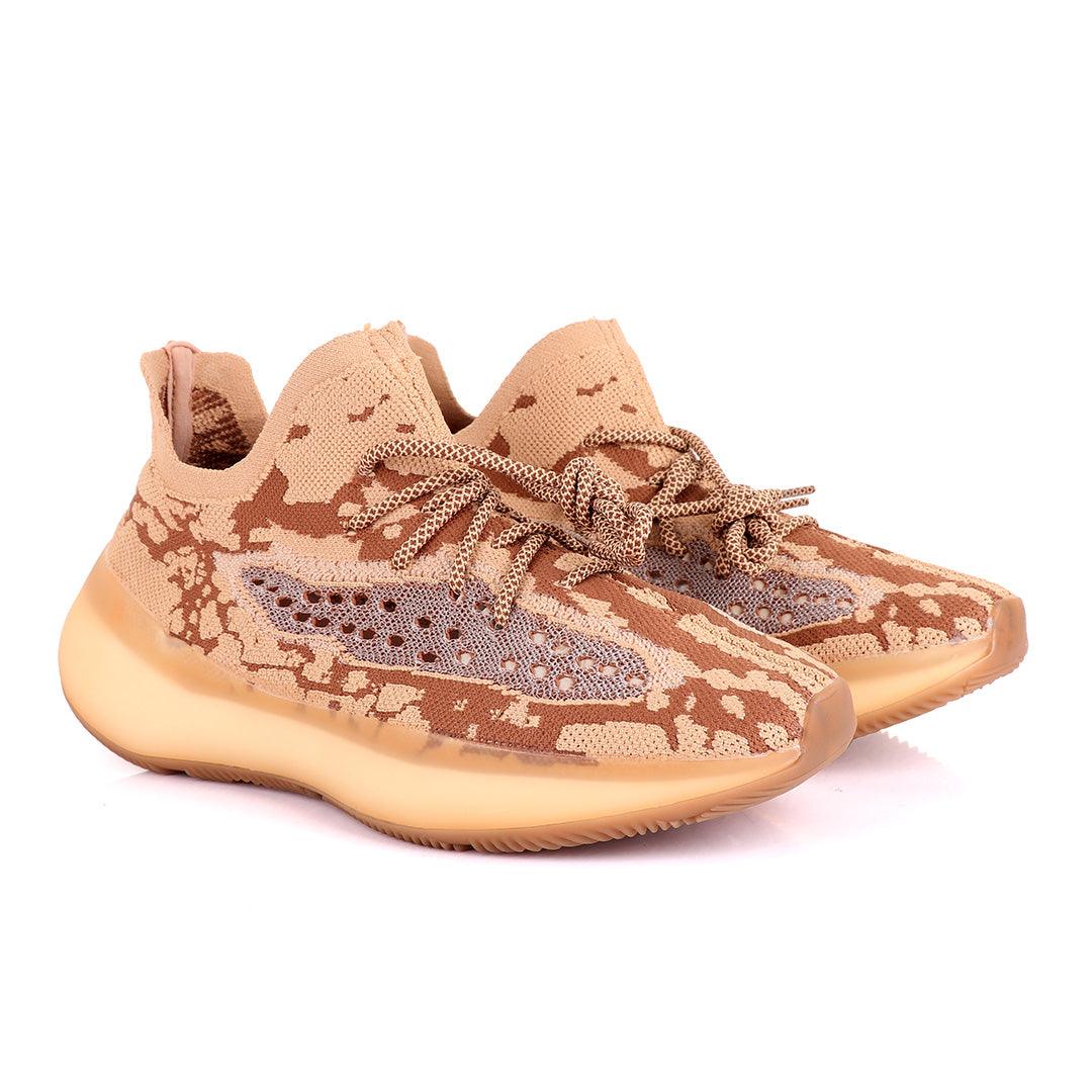 Adidas 350 Yeezy Boost Brown Shade Sneakers - Obeezi