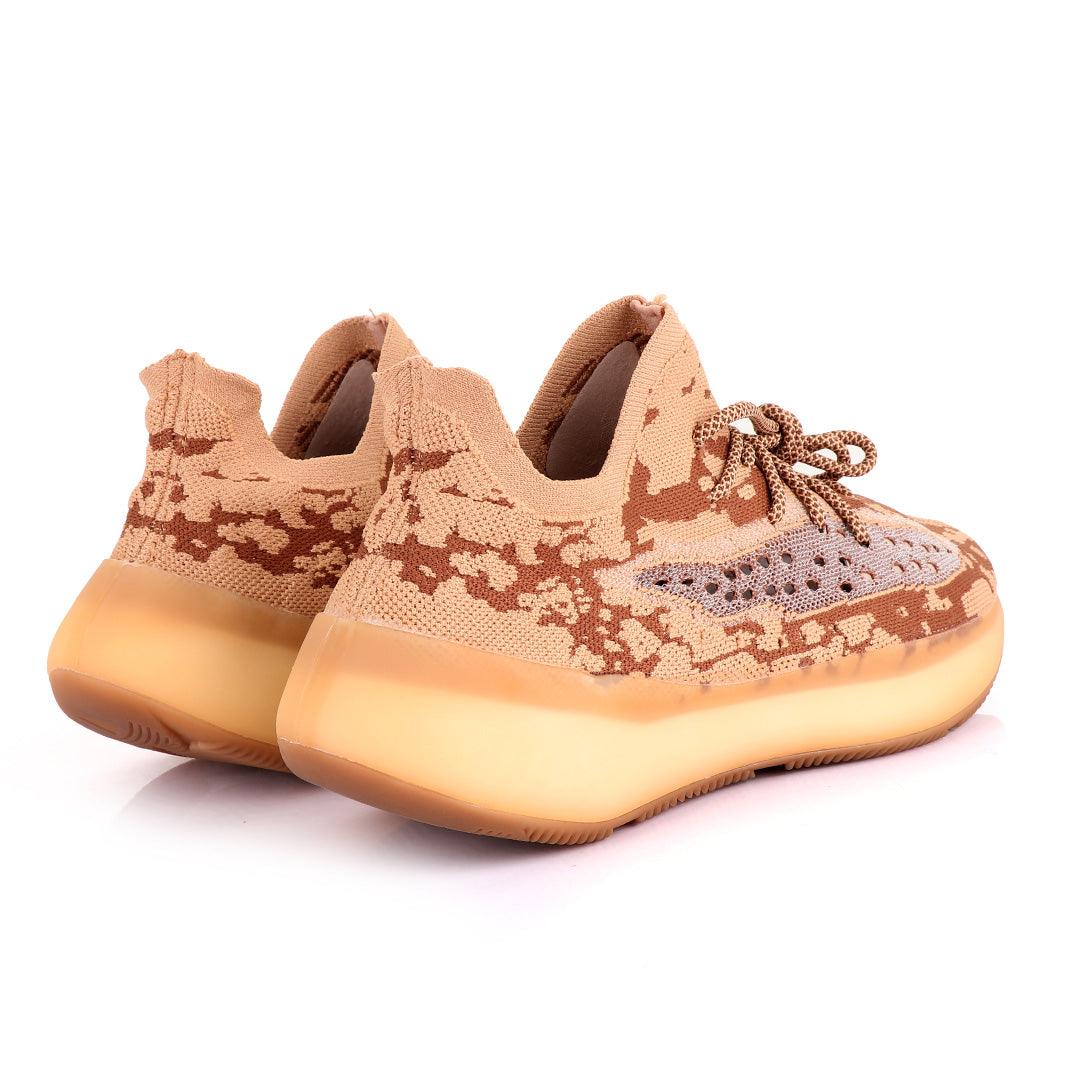 Adidas 350 Yeezy Boost Brown Shade Sneakers - Obeezi
