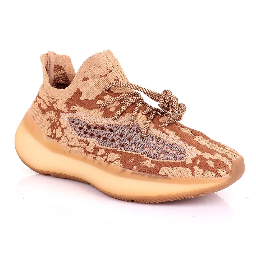 Adidas 350 Yeezy Boost Brown Shade Sneakers - Obeezi