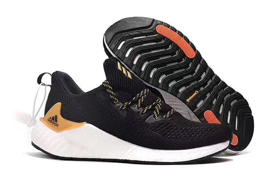 Adidas Alpha Bounce Boost Running Sneakers - Black Gold - Obeezi