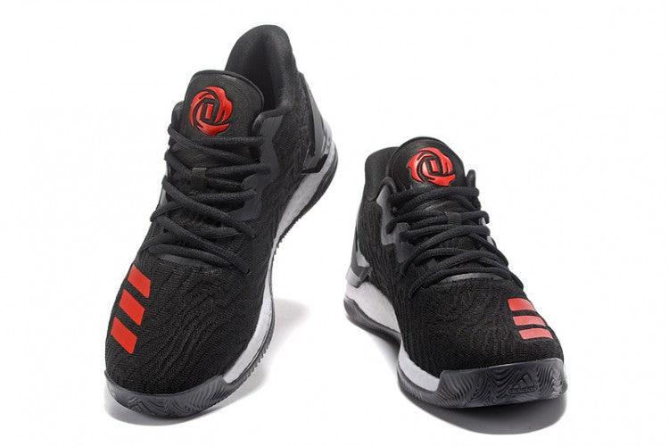Adidas D Rose 7 Low Men's Basketball Shoe Black Red - Obeezi