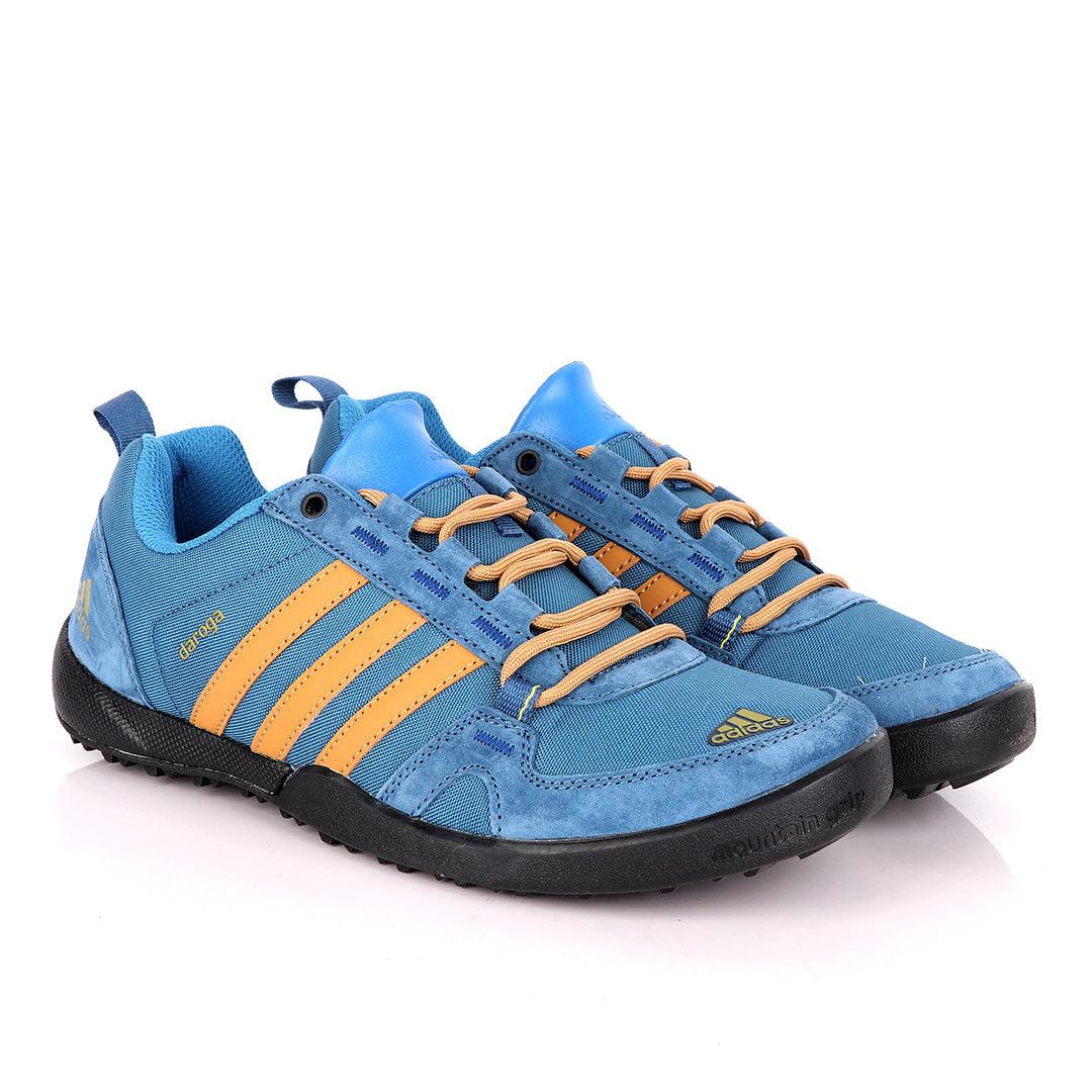 Adidas Daroga Trendy Blue And Brown Sneakers - Obeezi