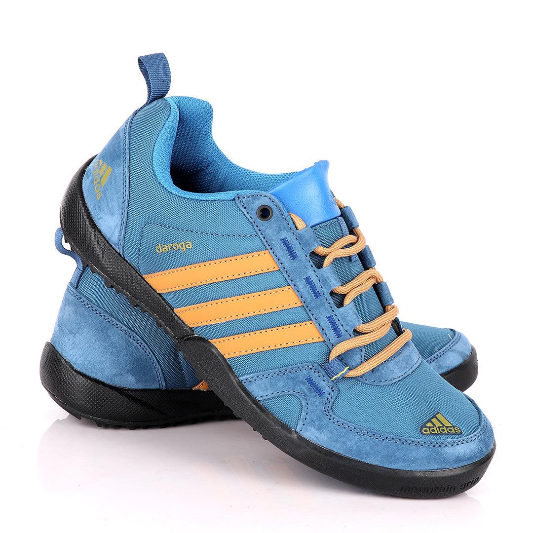 Adidas Daroga Trendy Blue And Brown Sneakers - Obeezi