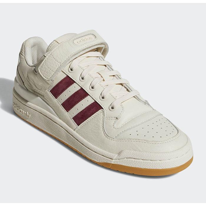 Adidas Forum Ultra White / Wine Red Low Sneakers - Obeezi