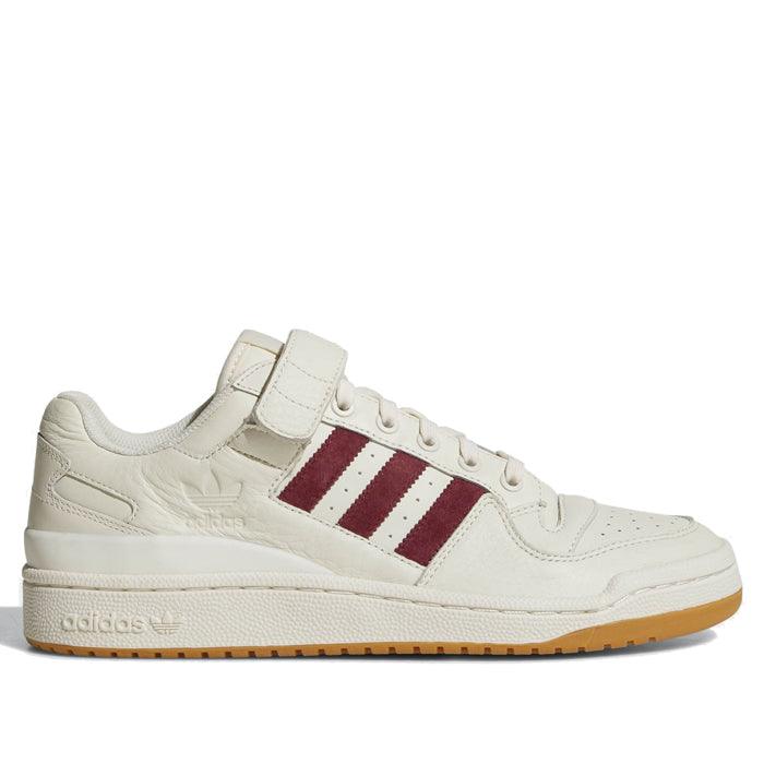Adidas Forum Ultra White / Wine Red Low Sneakers - Obeezi