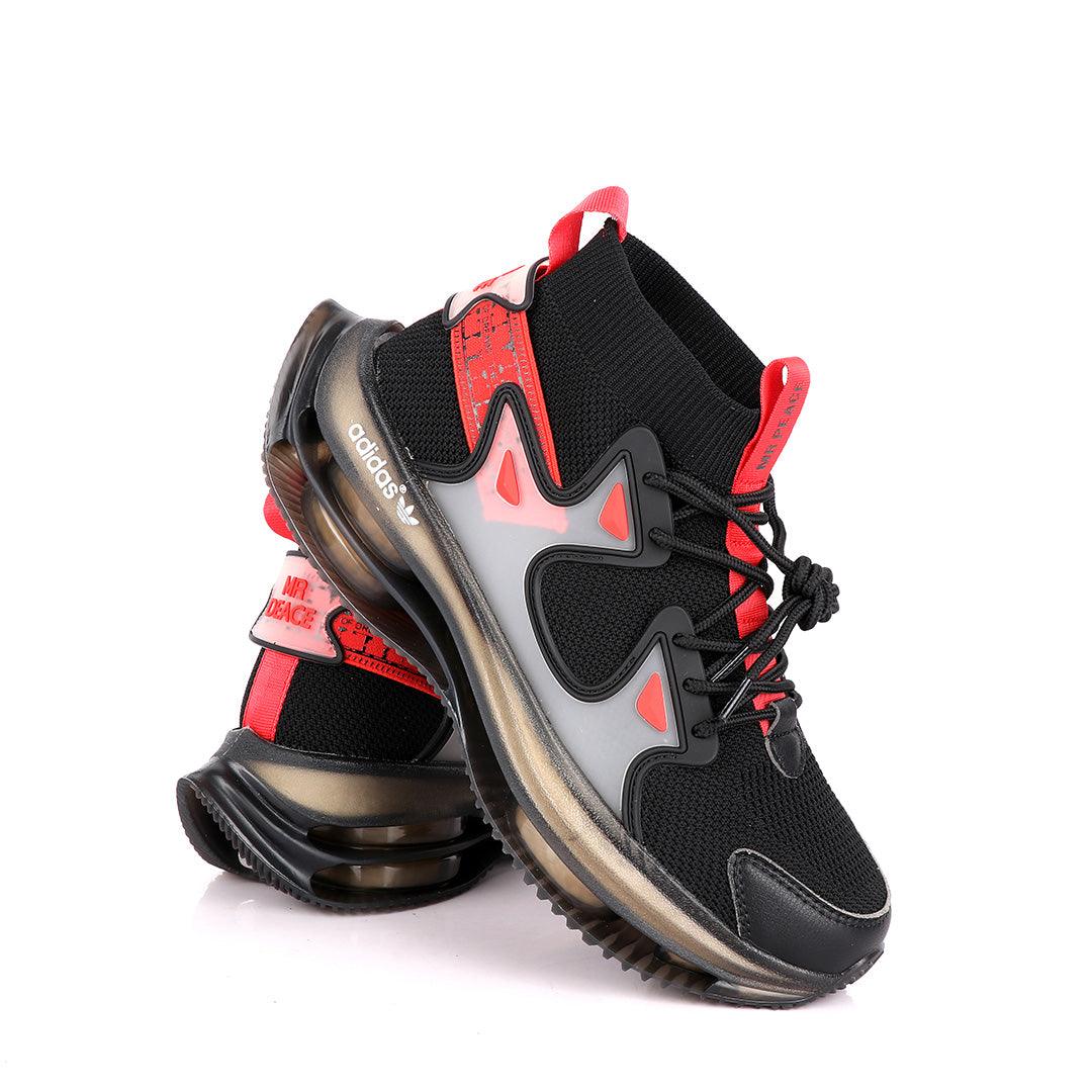 Adidas High Classic Designed Sneakers- Black - Obeezi