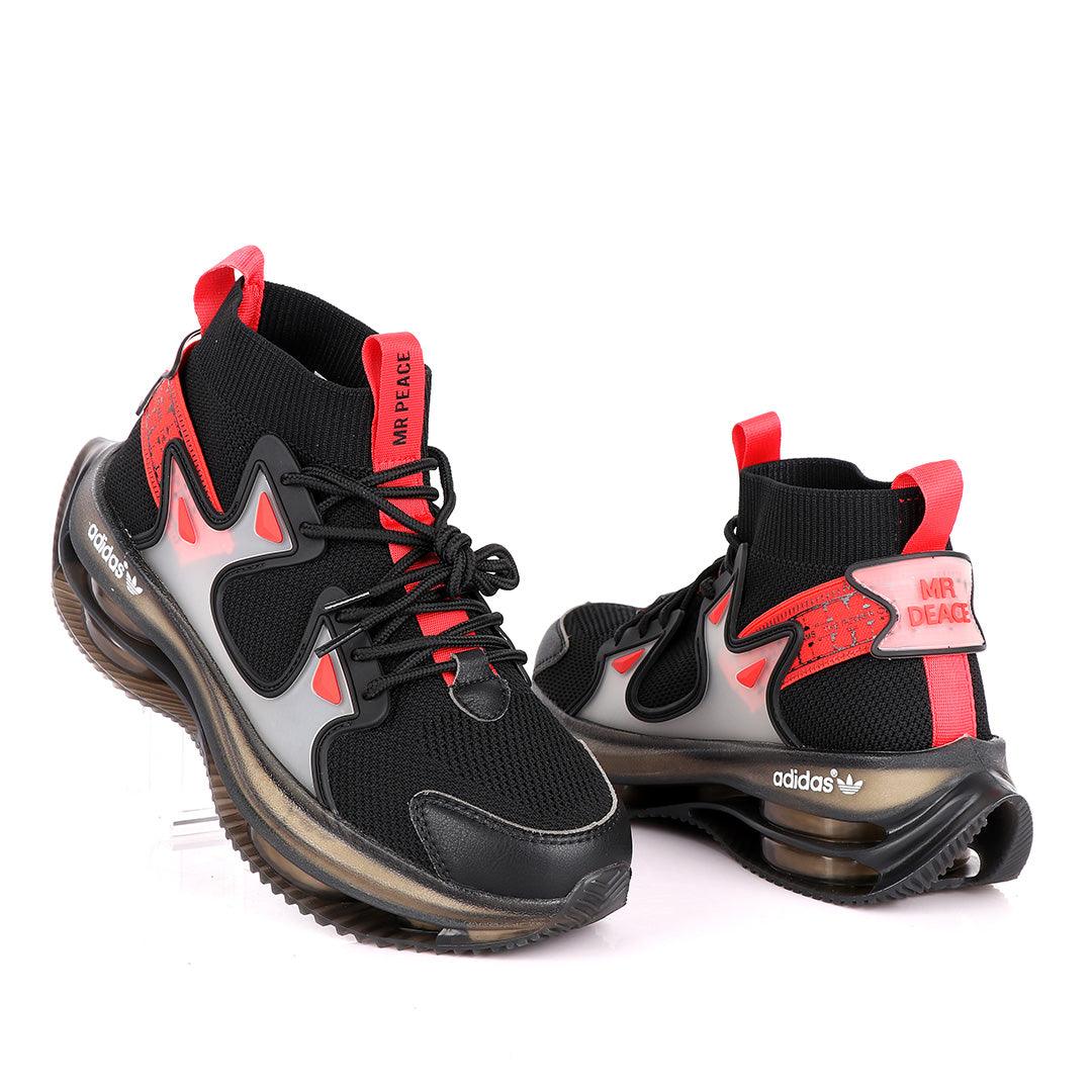 Adidas High Classic Designed Sneakers- Black - Obeezi