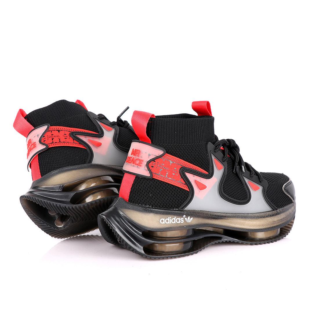 Adidas High Classic Designed Sneakers- Black - Obeezi