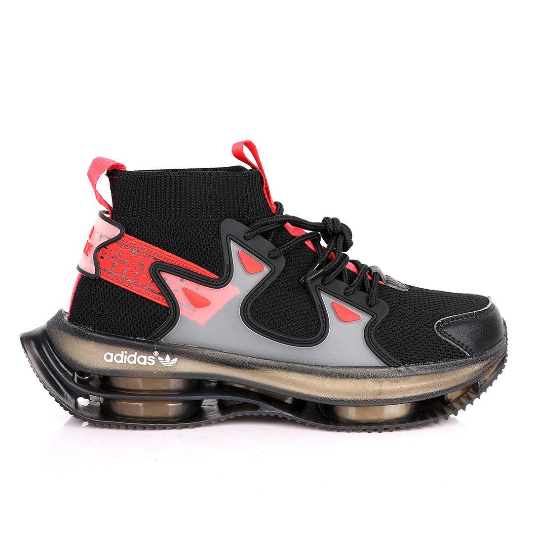 Adidas High Classic Designed Sneakers- Black - Obeezi