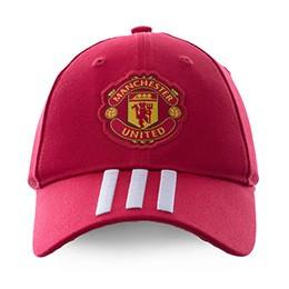 Adidas Manchester United FC 3-Stripes Cap Red - Obeezi.com