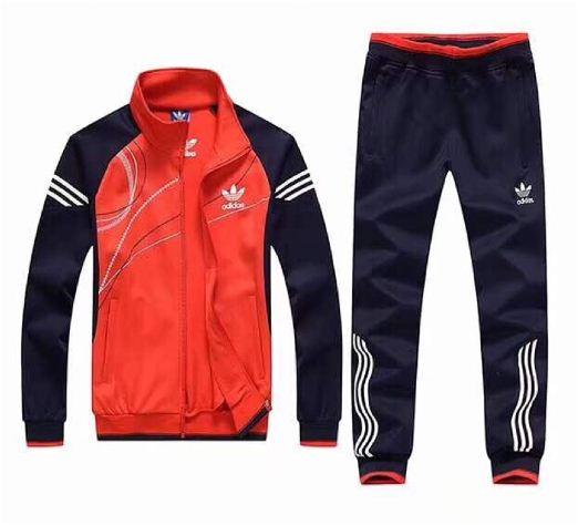 Adidas Men's Original Tracksuit Vivid Red/Black - Obeezi