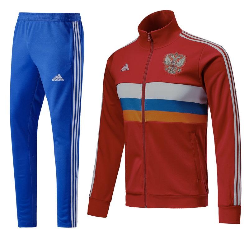 Adidas Men's sports tracksuit- blue Multi Color stripes - Obeezi