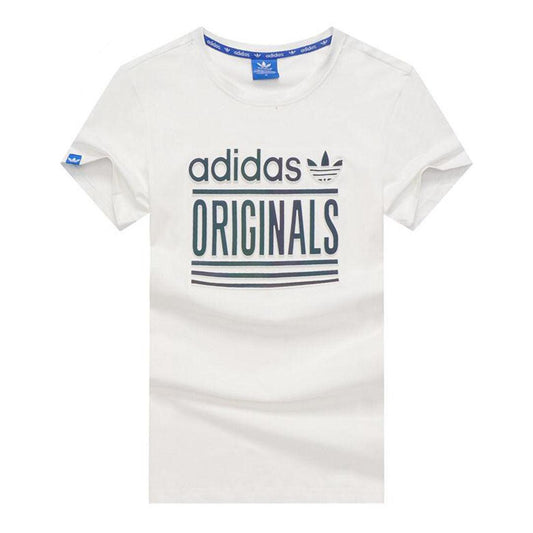 Adidas Originals 3 Stripes T-shirt-White - Obeezi