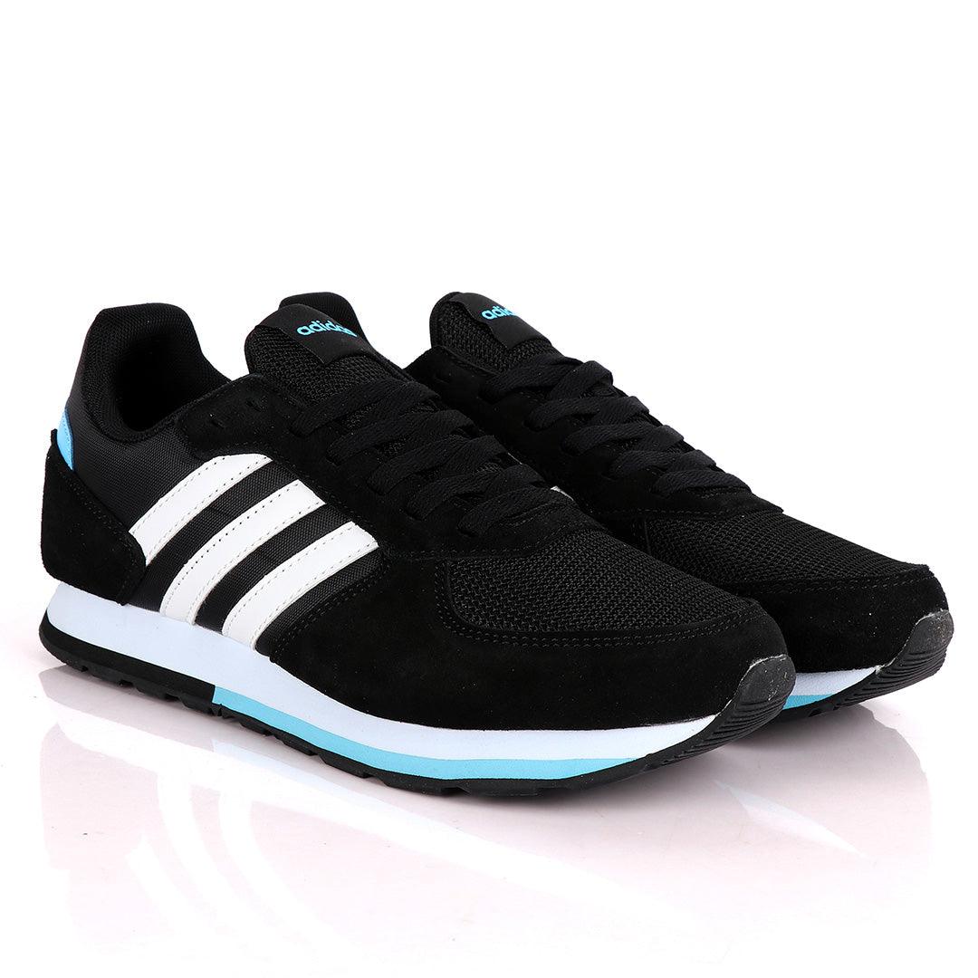 Adidas Originals Black And Blue Sneakers - Obeezi