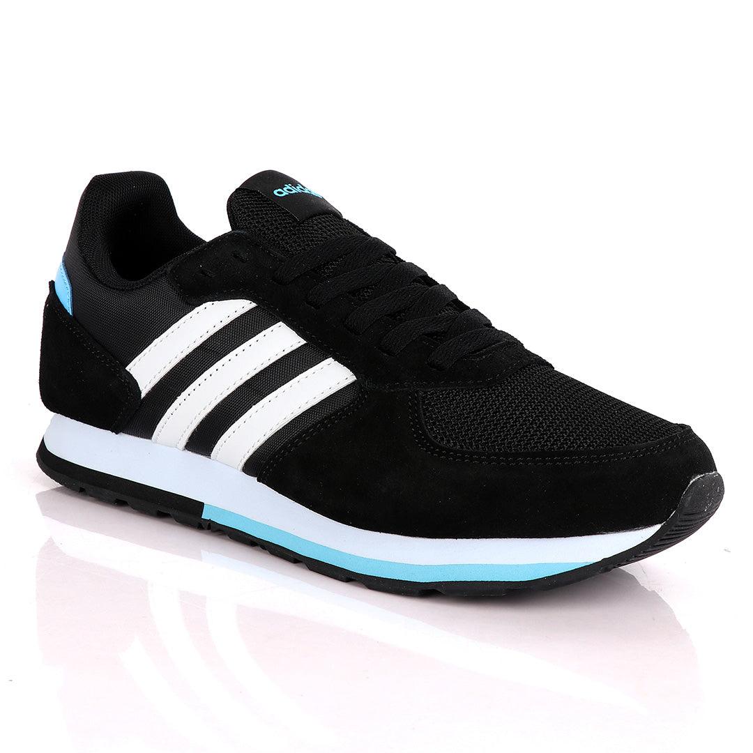 Adidas Originals Black And Blue Sneakers - Obeezi