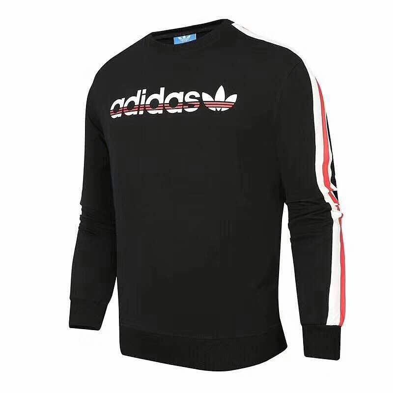 Adidas Originals Black Long-Sleeve Sweat Shirt - Obeezi