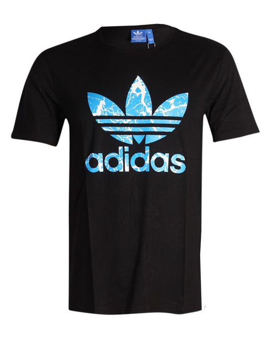 Adidas Originals Black Round Neck T Shirts - Obeezi