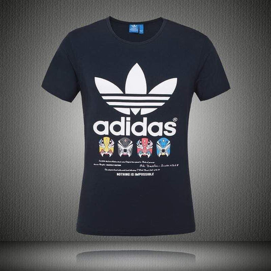 Adidas Originals Black Trefoil T-Shirt Short Sleeve - Obeezi