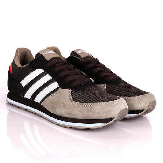 Adidas Originals Brown And Grey Sneakers - Obeezi
