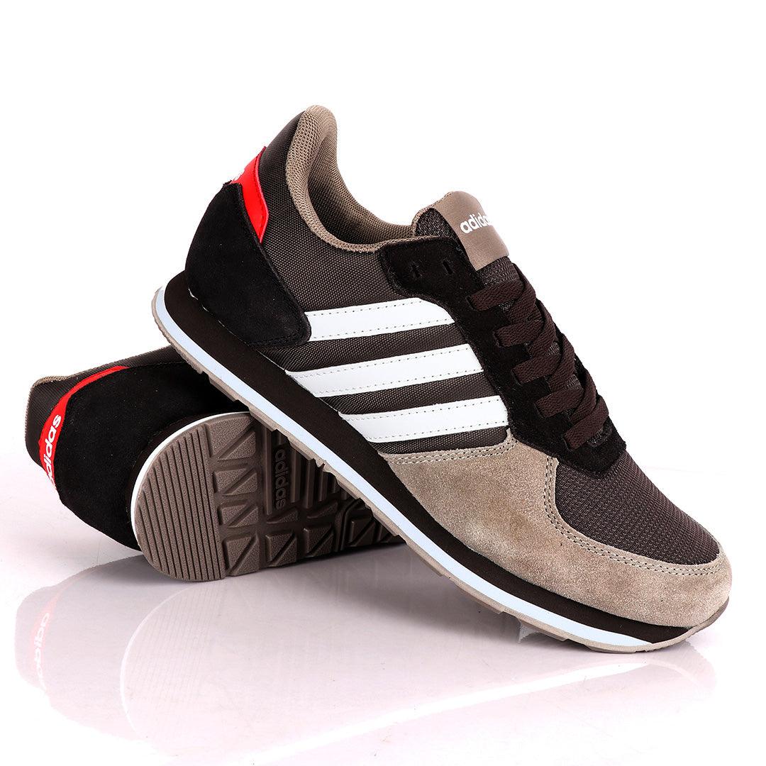 Adidas Originals Brown And Grey Sneakers - Obeezi