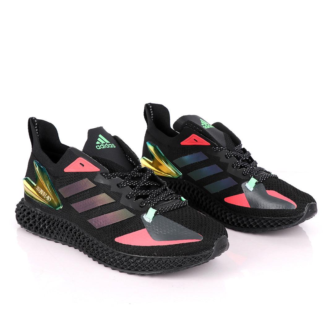 Adidas Originals Consortium Sense 4D Black And Maceron Sneakers - Obeezi