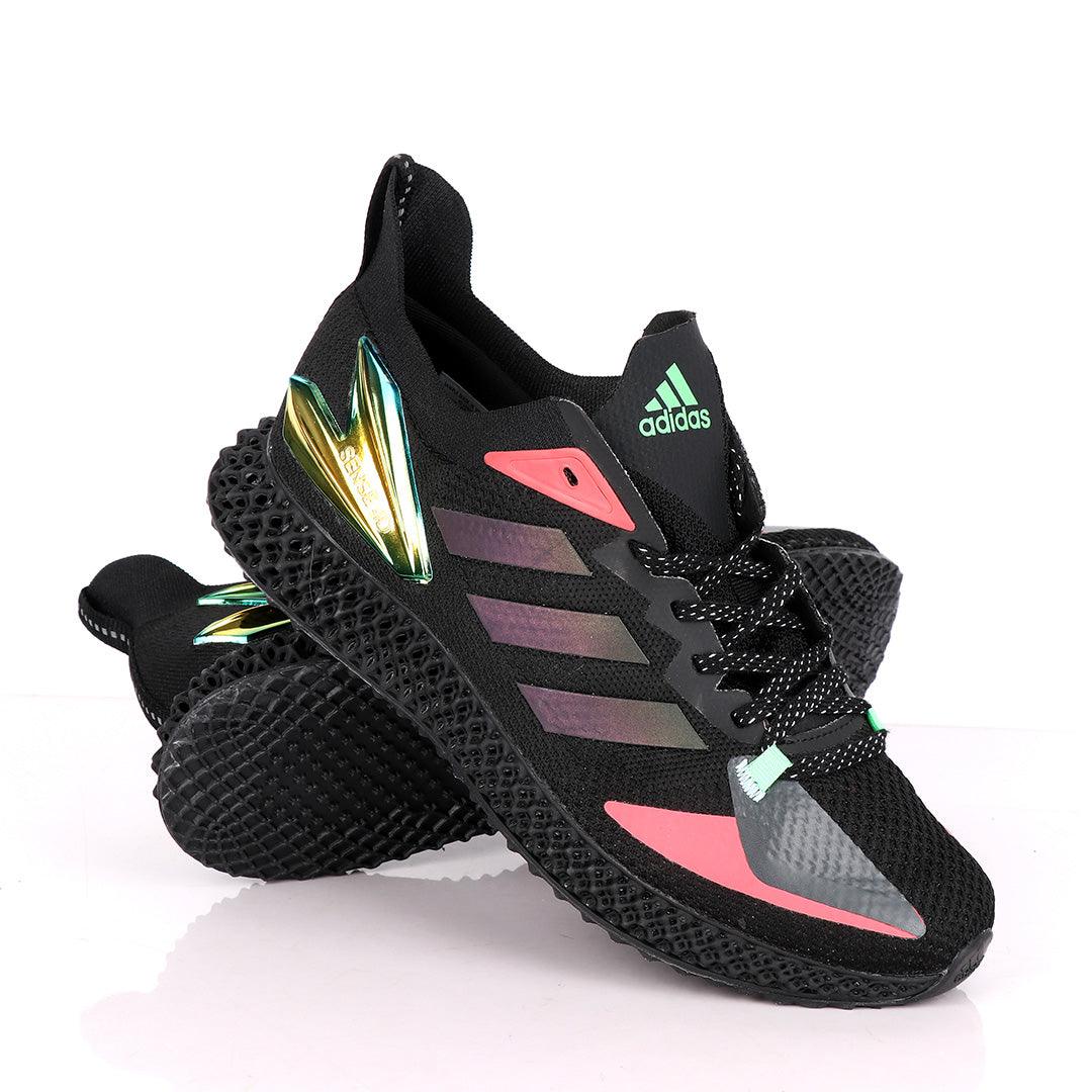 Adidas Originals Consortium Sense 4D Black And Maceron Sneakers - Obeezi