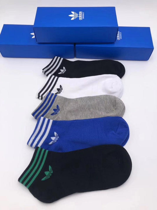 Adidas Originals Logo Stripped Socks - Obeezi.com