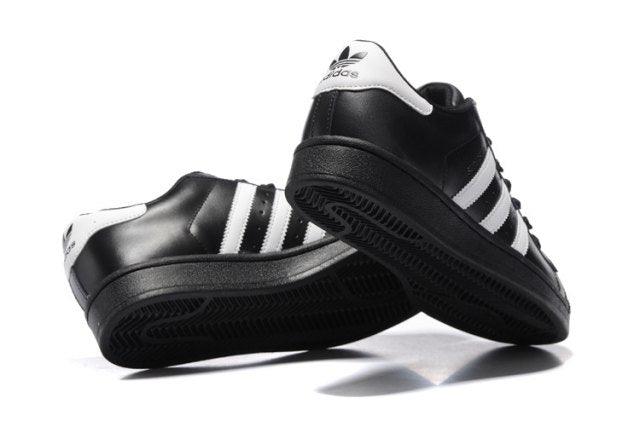 Adidas Originals Superstar Classic Foundation Casual Sneakers Black White - Obeezi