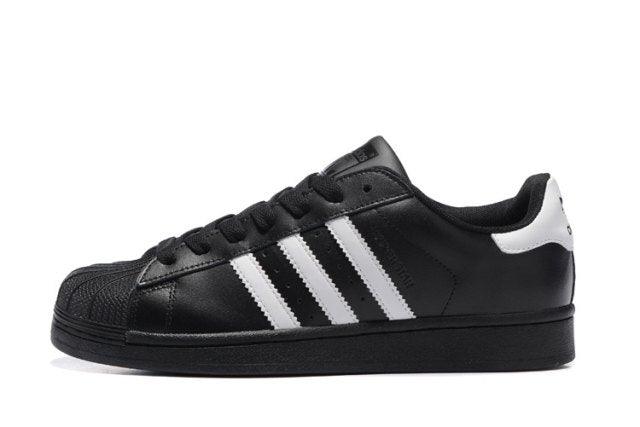 Adidas Originals Superstar Classic Foundation Casual Sneakers Black White - Obeezi