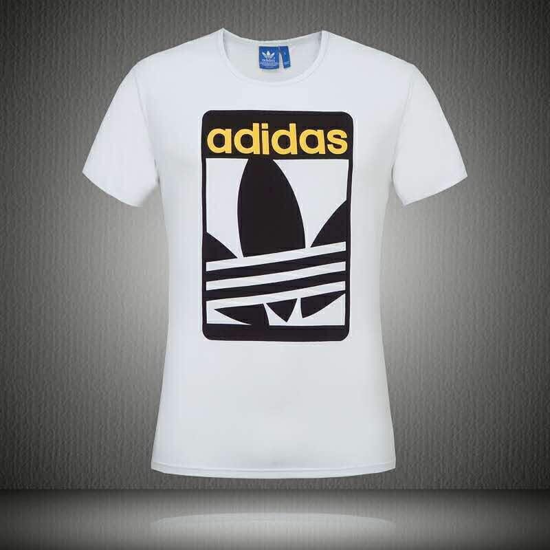 Adidas Originals Unisex White Blackg Archive Logo T Shirt - Obeezi