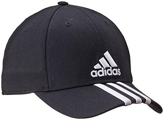 Adidas Performance Cap 3 Stripe Black and White - Obeezi.com