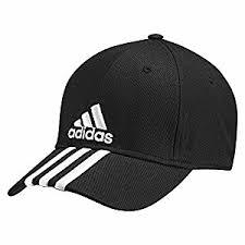 Adidas Performance Cap 3 Stripe Black and White - Obeezi.com