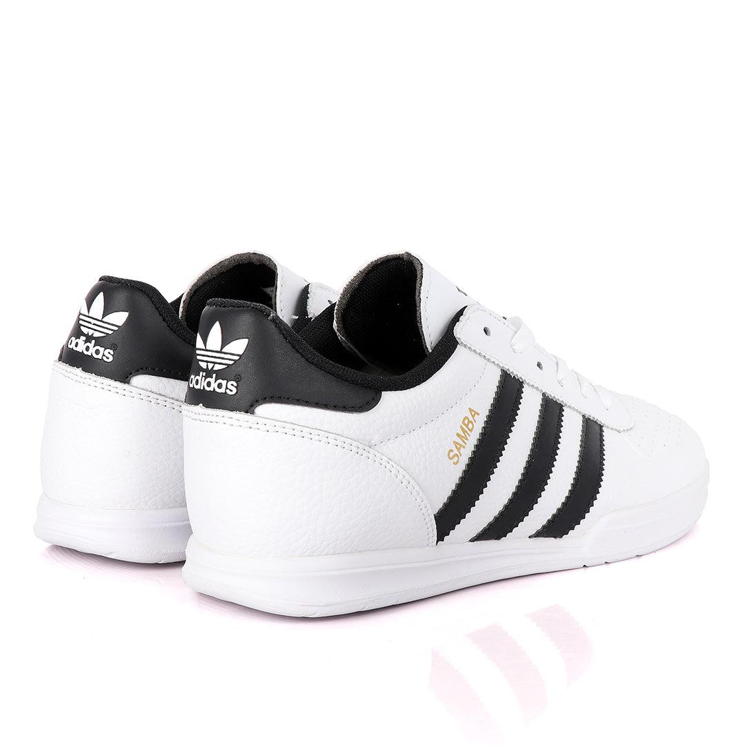 Adidas Samba Palace White And Black Sneakers - Obeezi