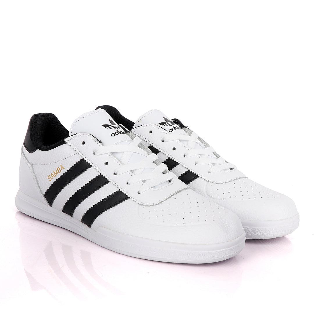 Adidas Samba Palace White And Black Sneakers - Obeezi