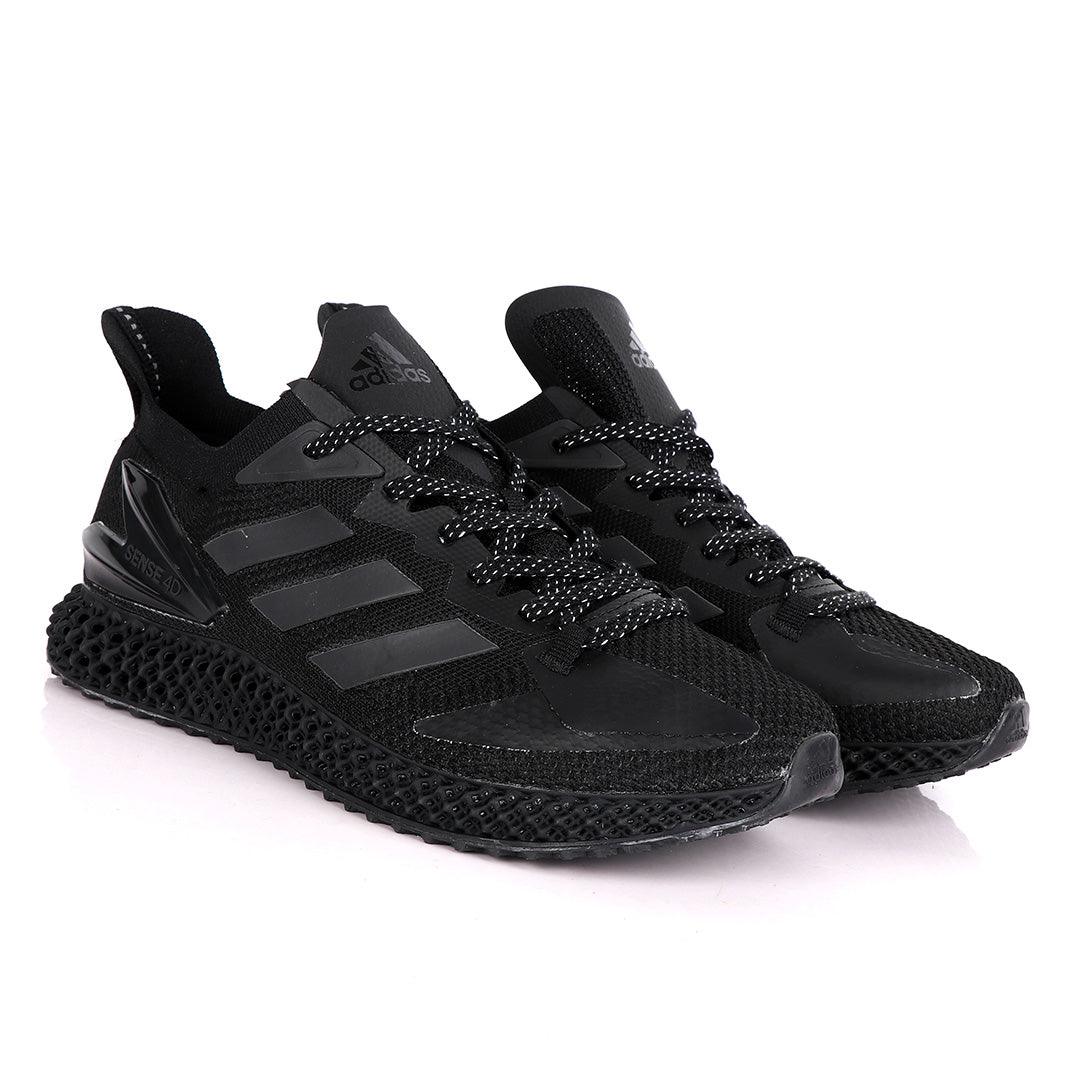Adidas Sense 4D All Black Sneakers - Obeezi