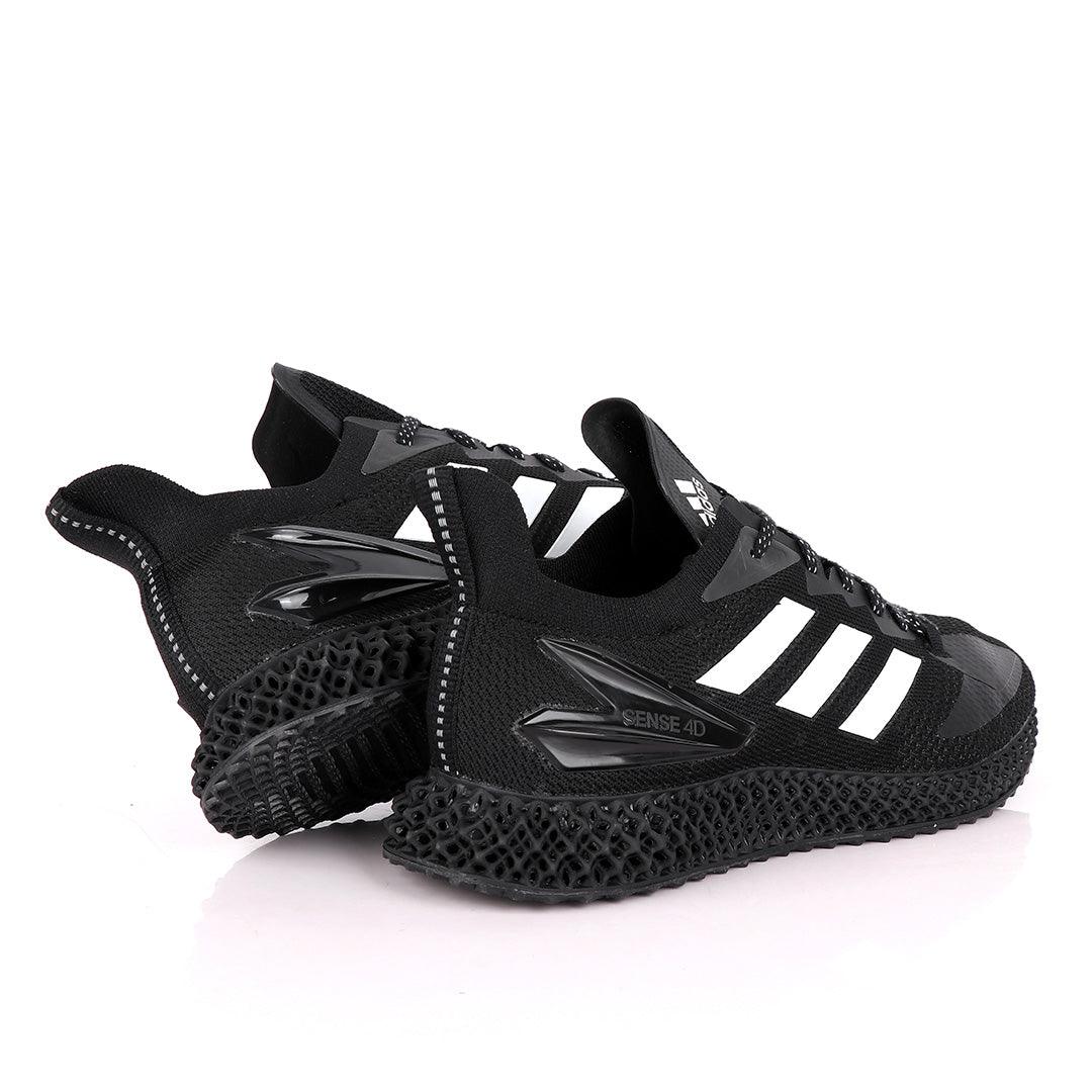 Adidas Sense 4D Black White Sneakers - Obeezi