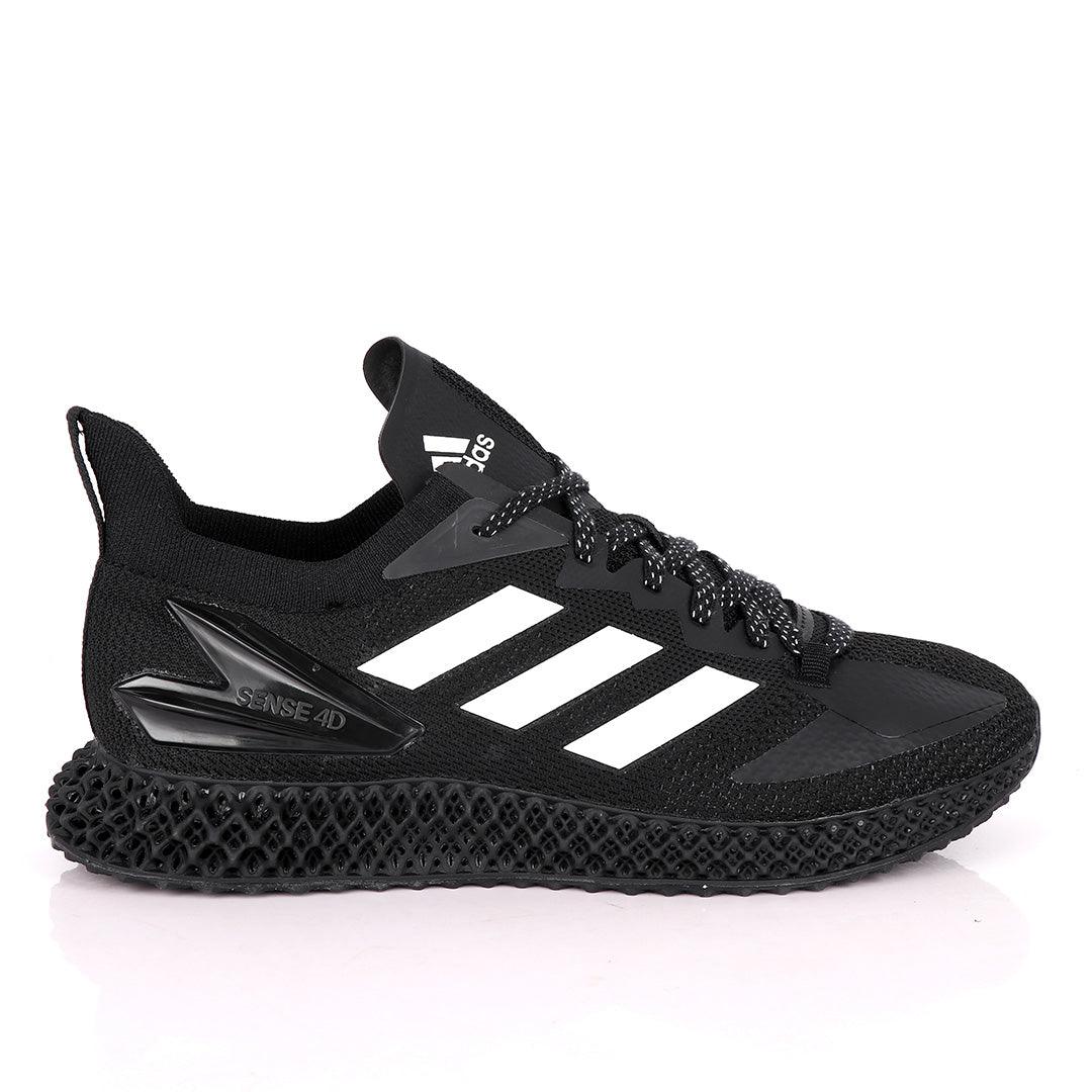 Adidas Sense 4D Black White Sneakers - Obeezi