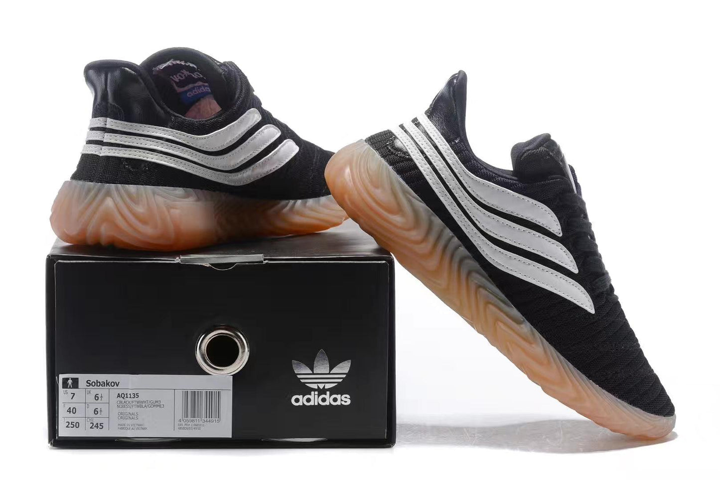 adidas sobakov black white - Obeezi